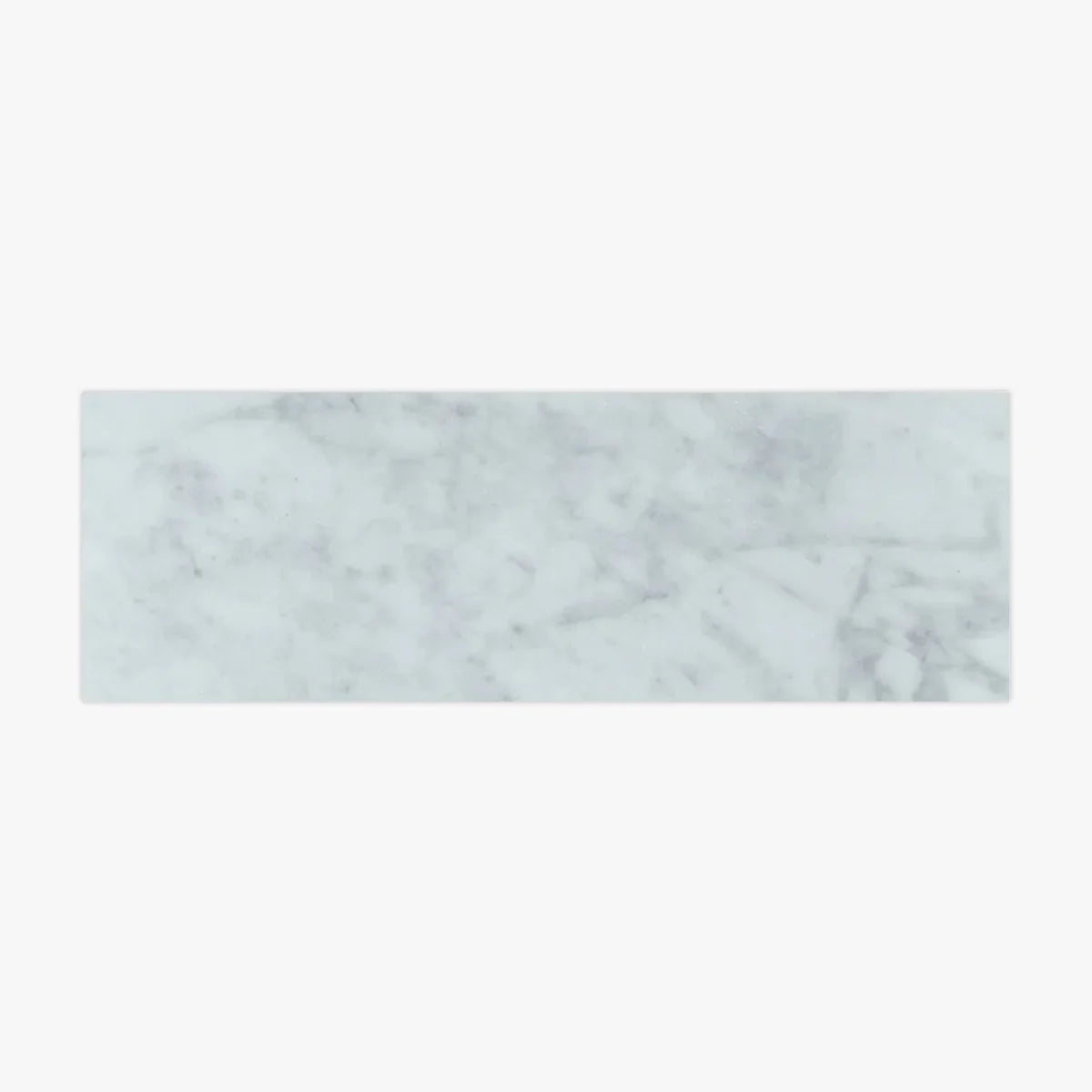 White Carrara Polished Marble White field tile, primary product image. Premium marble for floors and walls.