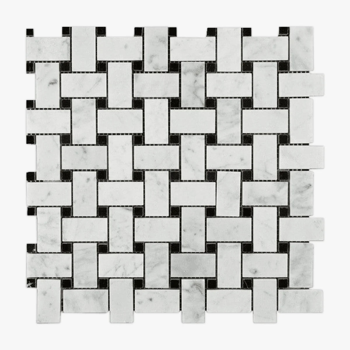 White Carrara Polished Marble White mosaic, primary product image. Premium marble for floors and walls.