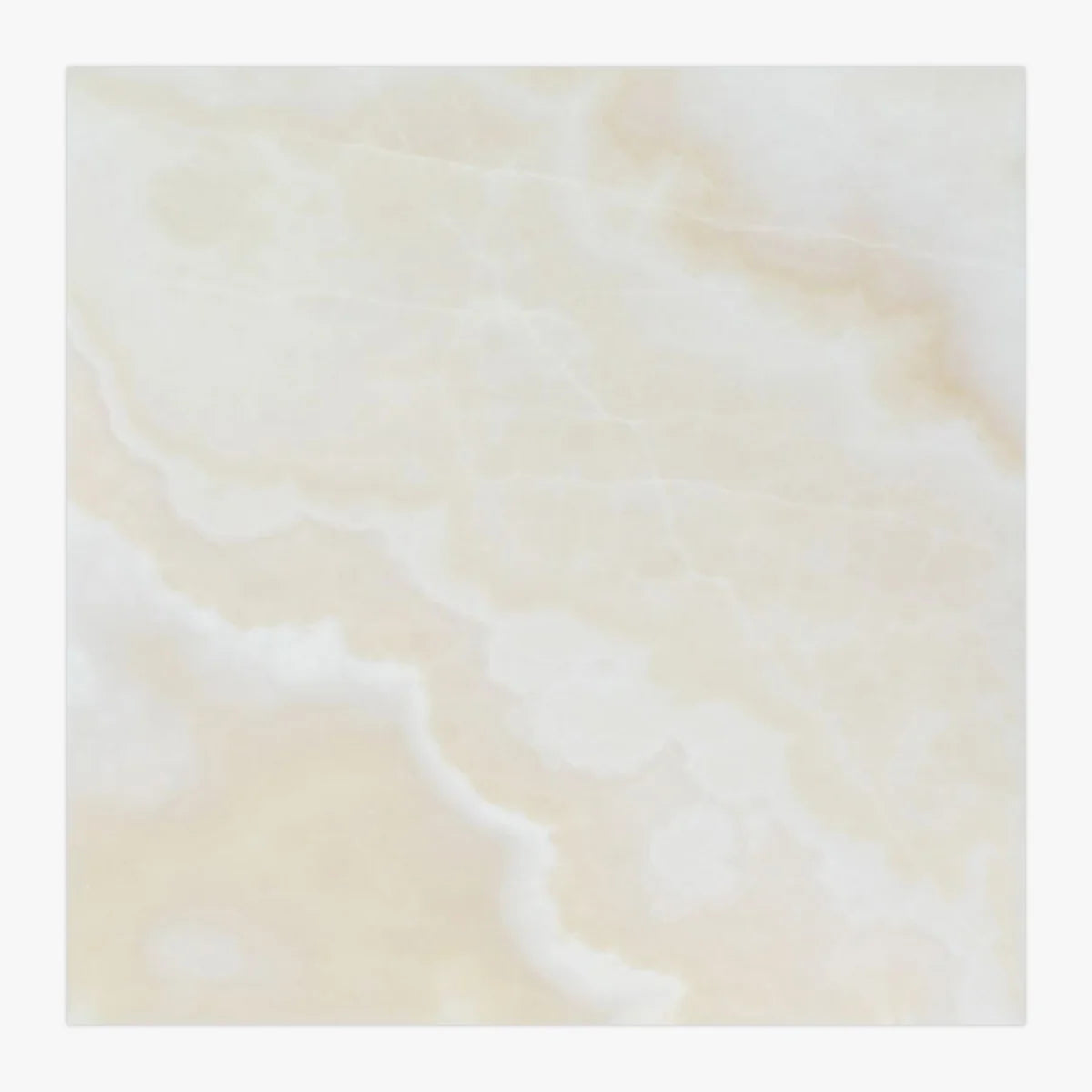 White Onyx White field tile, primary product image. Premium onyx for floors and walls.