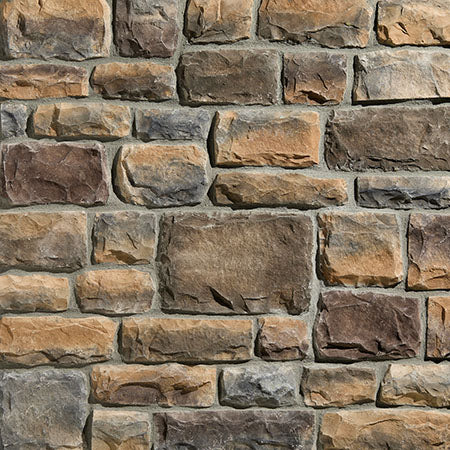 Cut Cobblestone Buckingham manufactured stone accessories by Ply Gem, primary product image, 3"–12"×6"–20"×1 3/8" size. Premium manufactured stone for exterior and interior walls.