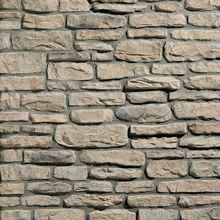 Shadow Ledgestone Shade Mountain manufactured stone accessories by Ply Gem, primary product image, 3"–6"×6"–18"×1 1/2" size. Premium manufactured stone for exterior and interior walls.