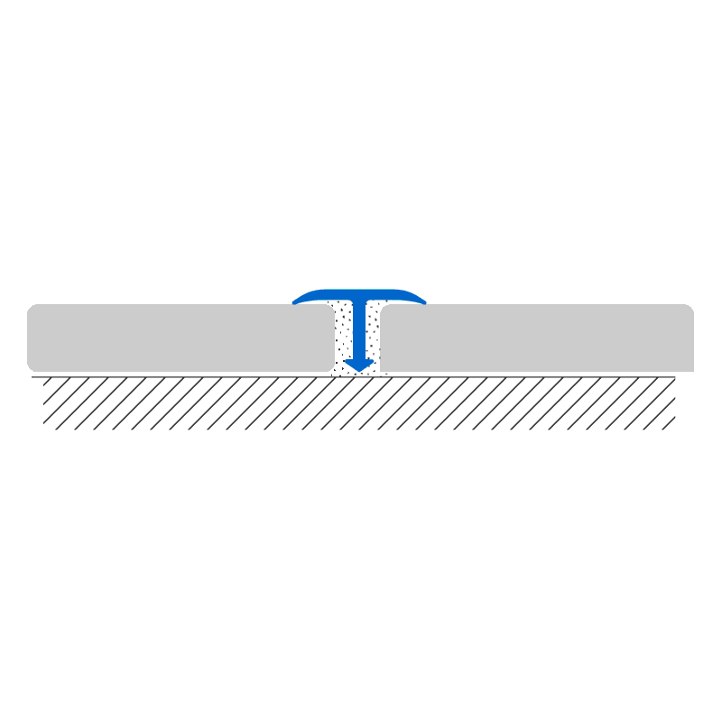 COVERTEC SP: T Shape Trim (Aluminum | SP-A)