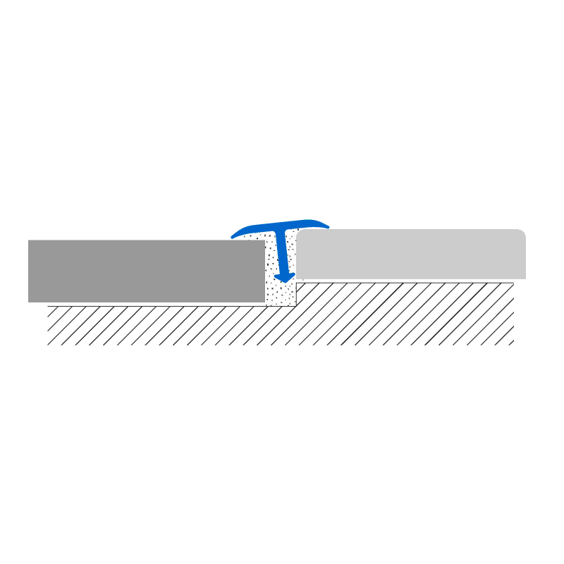 COVERTEC SP: T Shape Trim (Aluminum | SP-A)