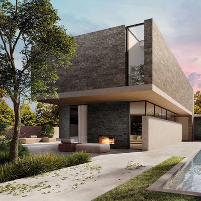 Quarry Ledgestone Porcelain tile and surface collection