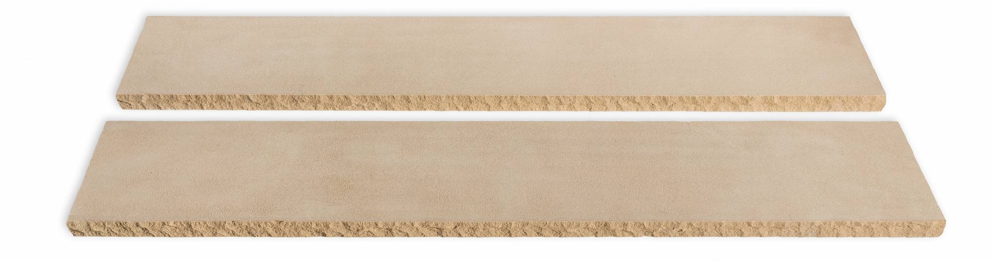 sedona buff old world flagstone signature paver tread molding 12 by 72 by 2 inch exterior applications manufactured by f and m supply distributed by surface group