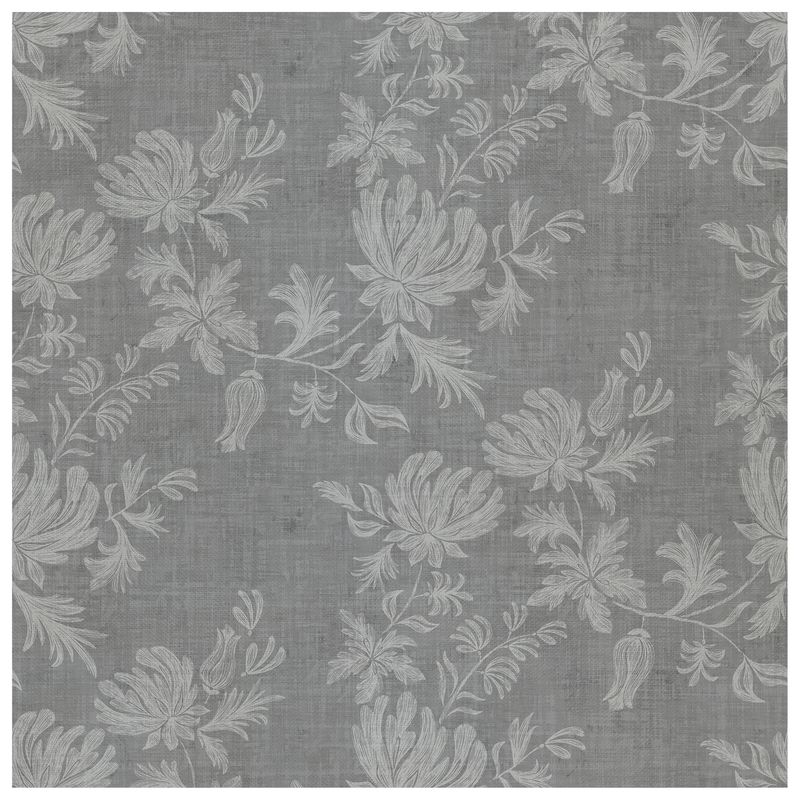 Avalon Pewter wallcovering, top-down product view