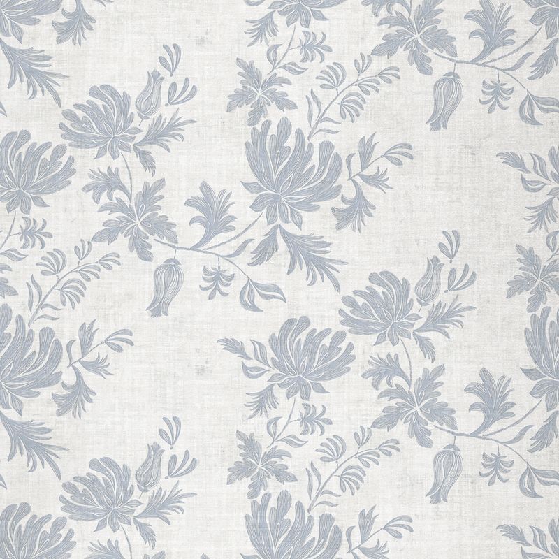 Avalon French Blue wallcovering, top-down product view