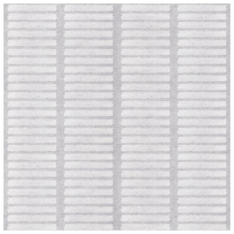 Azani Stripes Ashen Grey wallcovering, top-down product view