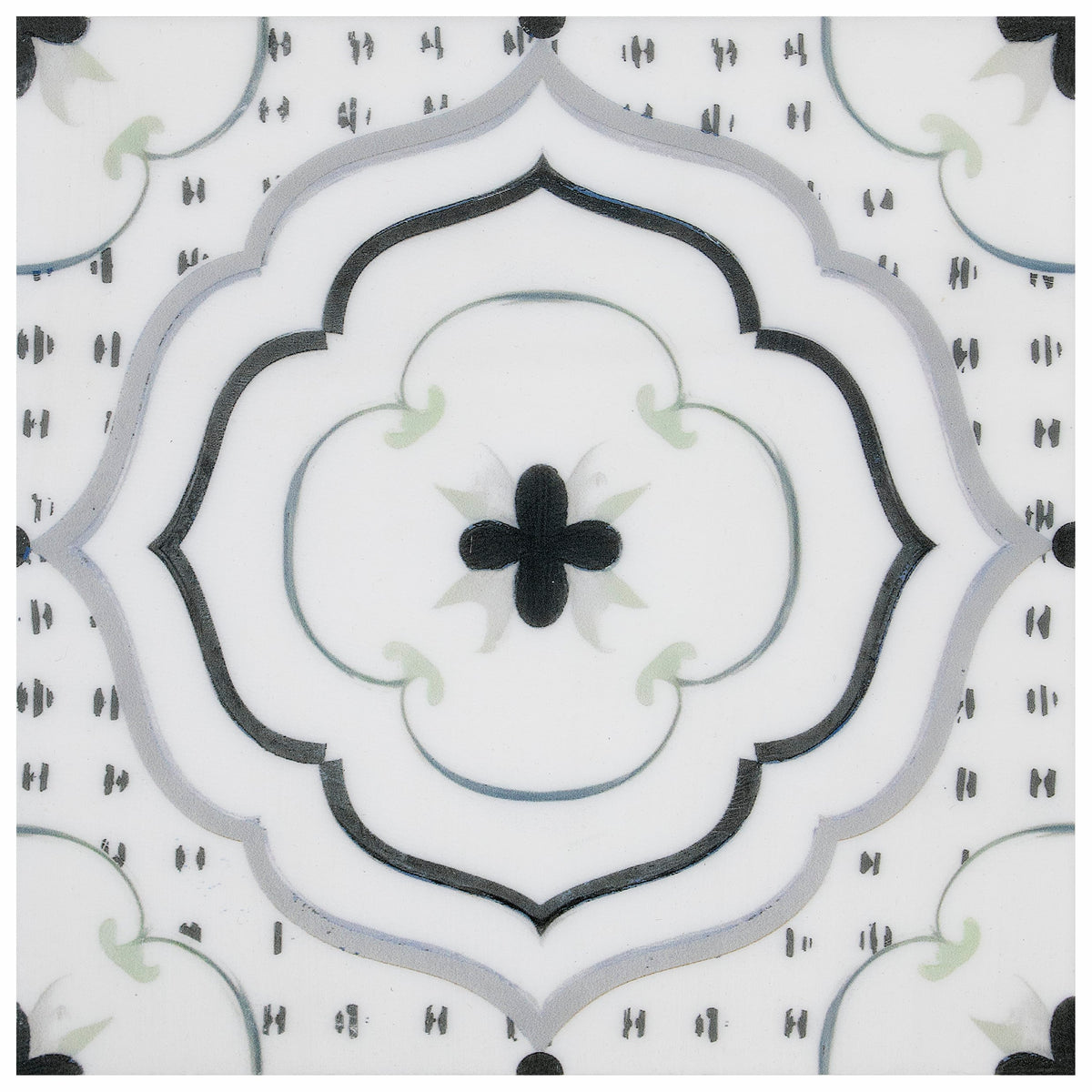 Belara Blueveil field tile, alternate product view, 6"×6"×3/8" size. Premium dolomite for floors and walls.