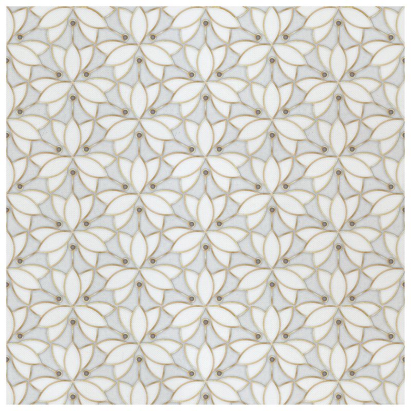 Bloomline Ash wallcovering, top-down product view