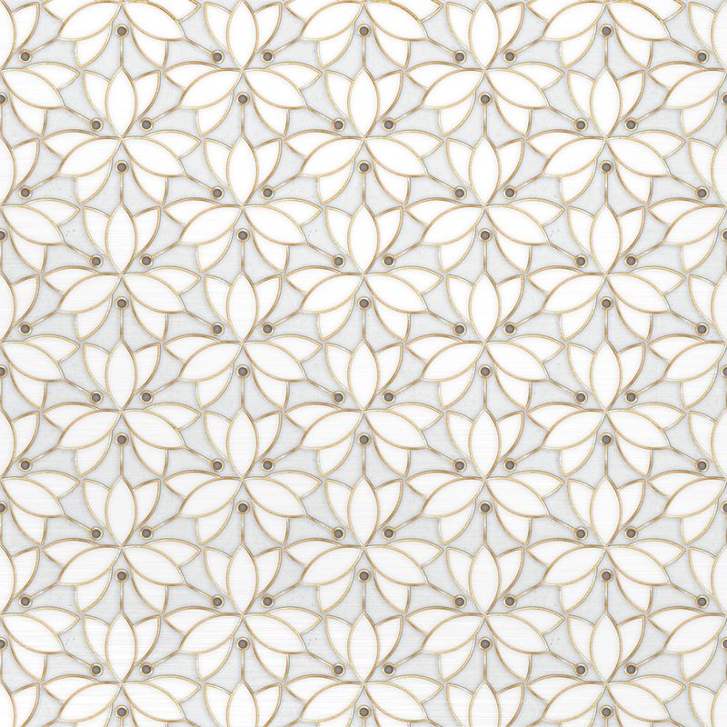 Bloomline Ash wallcovering, top-down product view