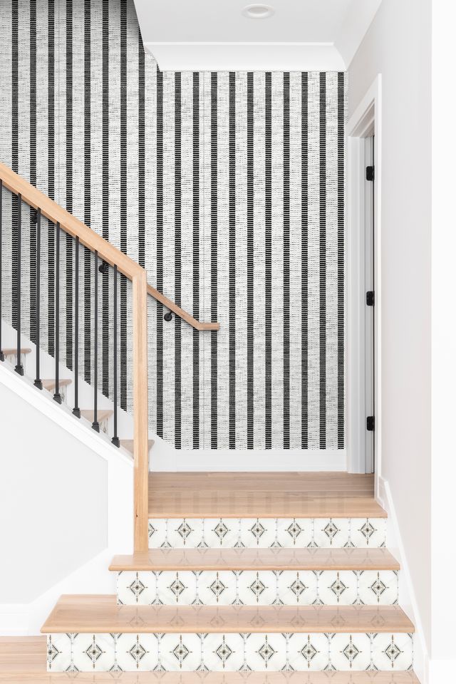 Boho Dash wallcovering, lifestyle installation view