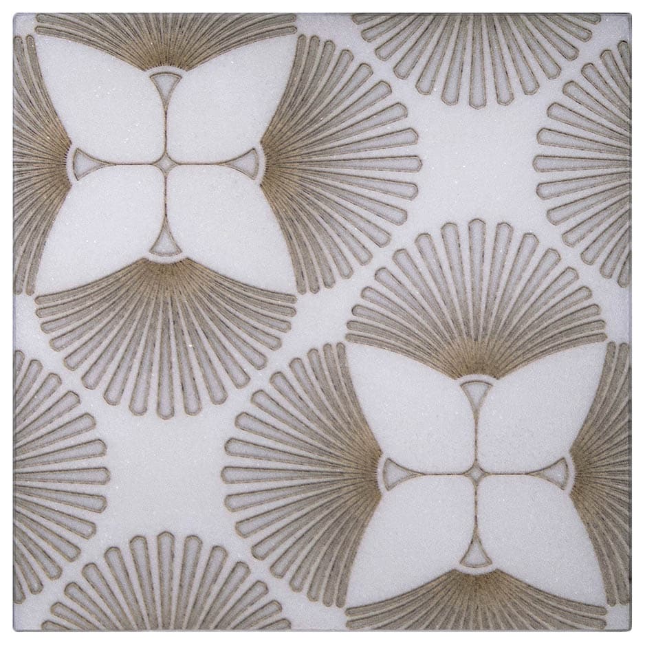 Stone Impressions Briolette tile — available at Surface Group