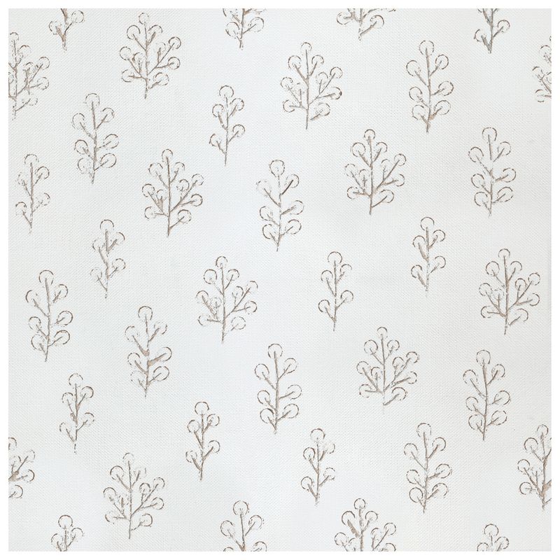 Coco Birch White wallcovering, top-down product view