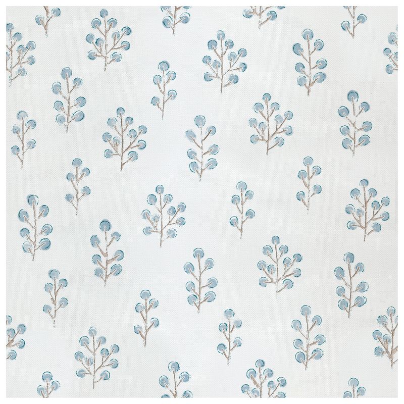 Coco Bluebird wallcovering, top-down product view