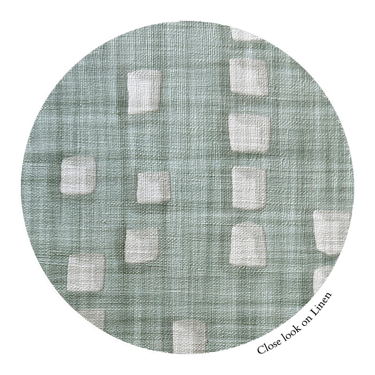Blocks Kelp wallcovering, top-down product view