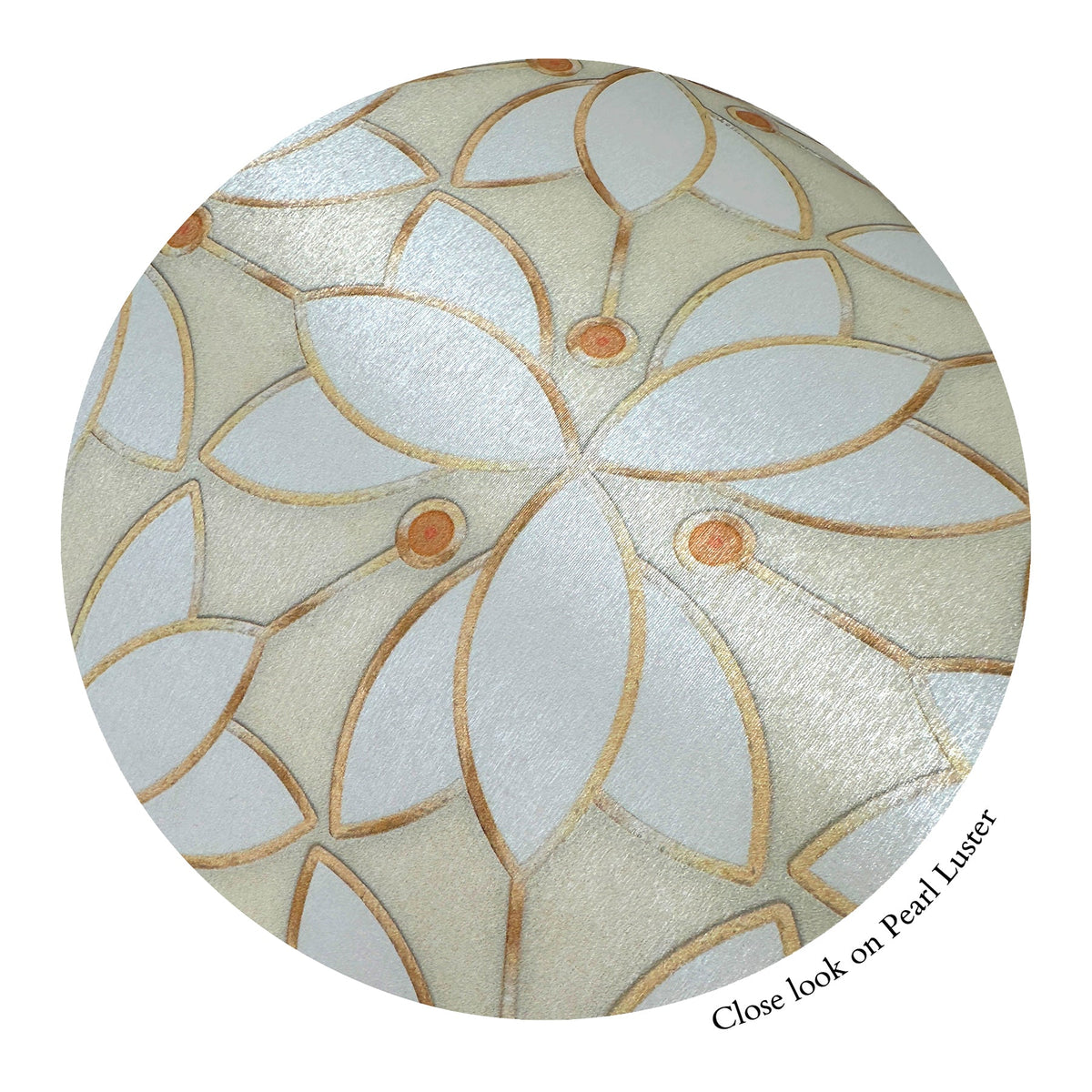Bloomline wallcovering, top-down product view