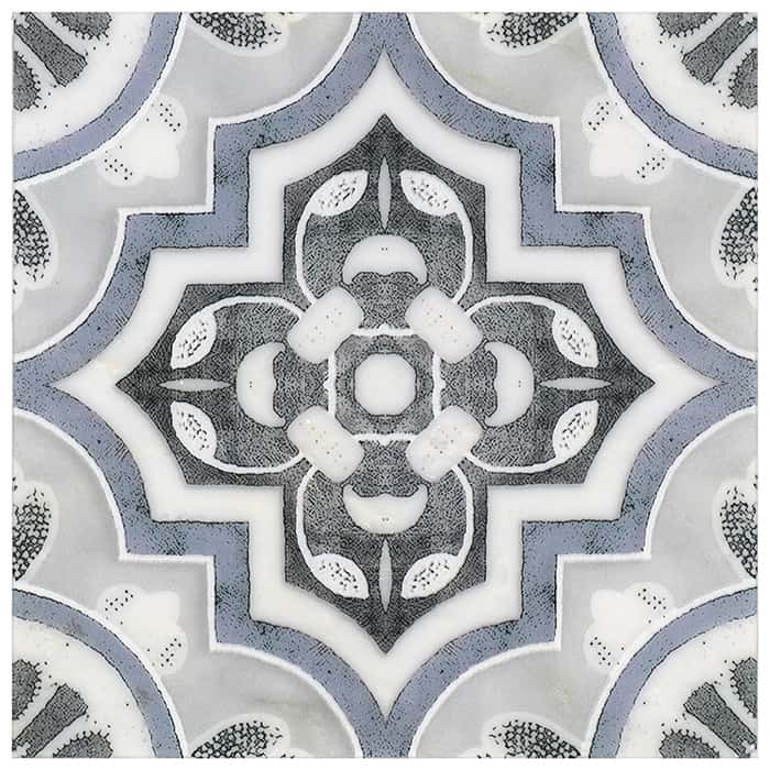 Del Rey Oyster field tile, alternate product view, 12"×12"×3/8" size. Premium dolomite for floors and walls.