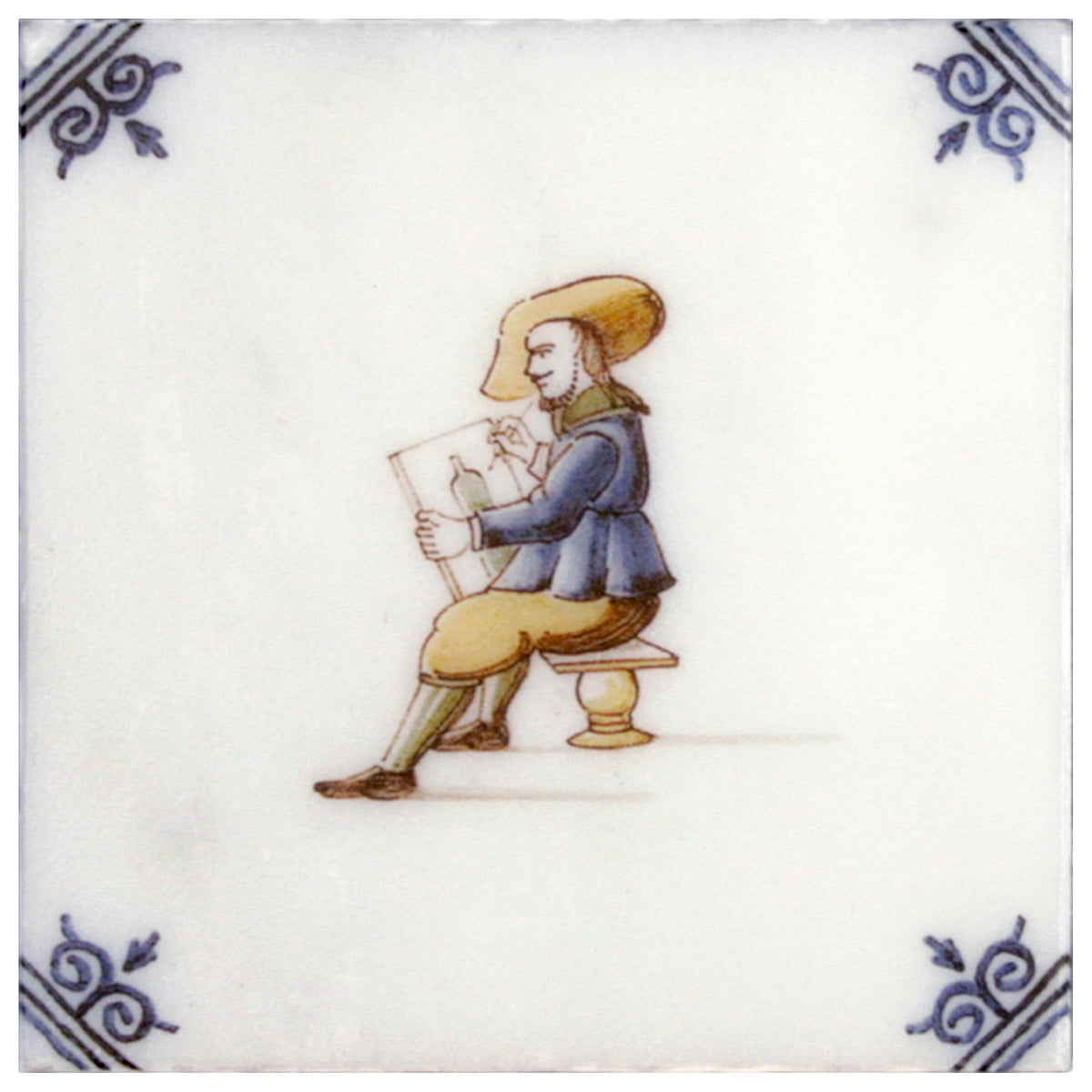 Stone Impressions Delft At Play tile — available at Surface Group