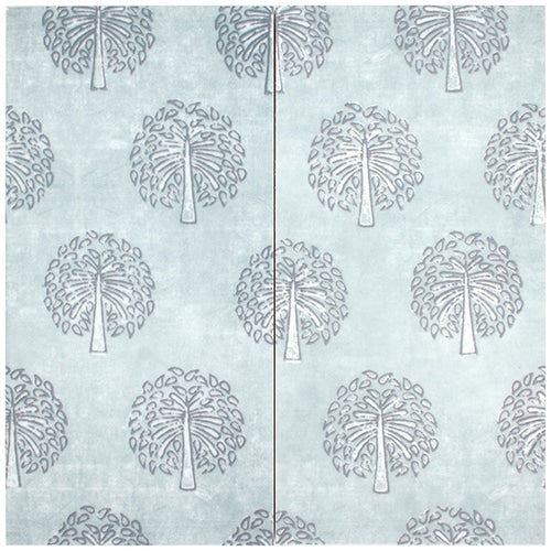 Stone Impressions Eda Ocean Mist tile pattern swatch — available at Surface Group