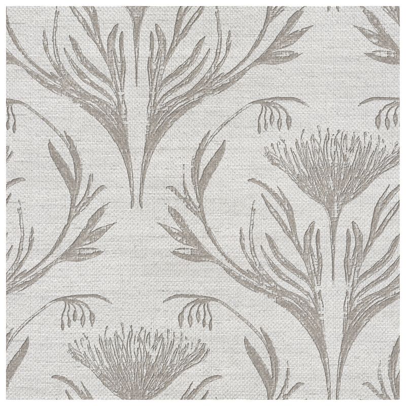 Eleanora Greige wallcovering, top-down product view