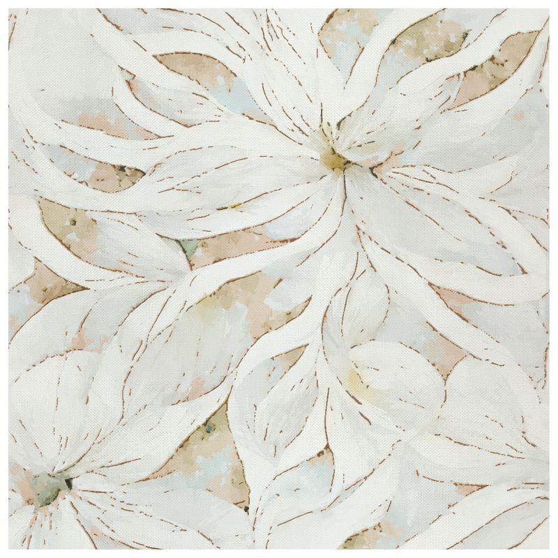 Florabella Peony wallcovering, top-down product view