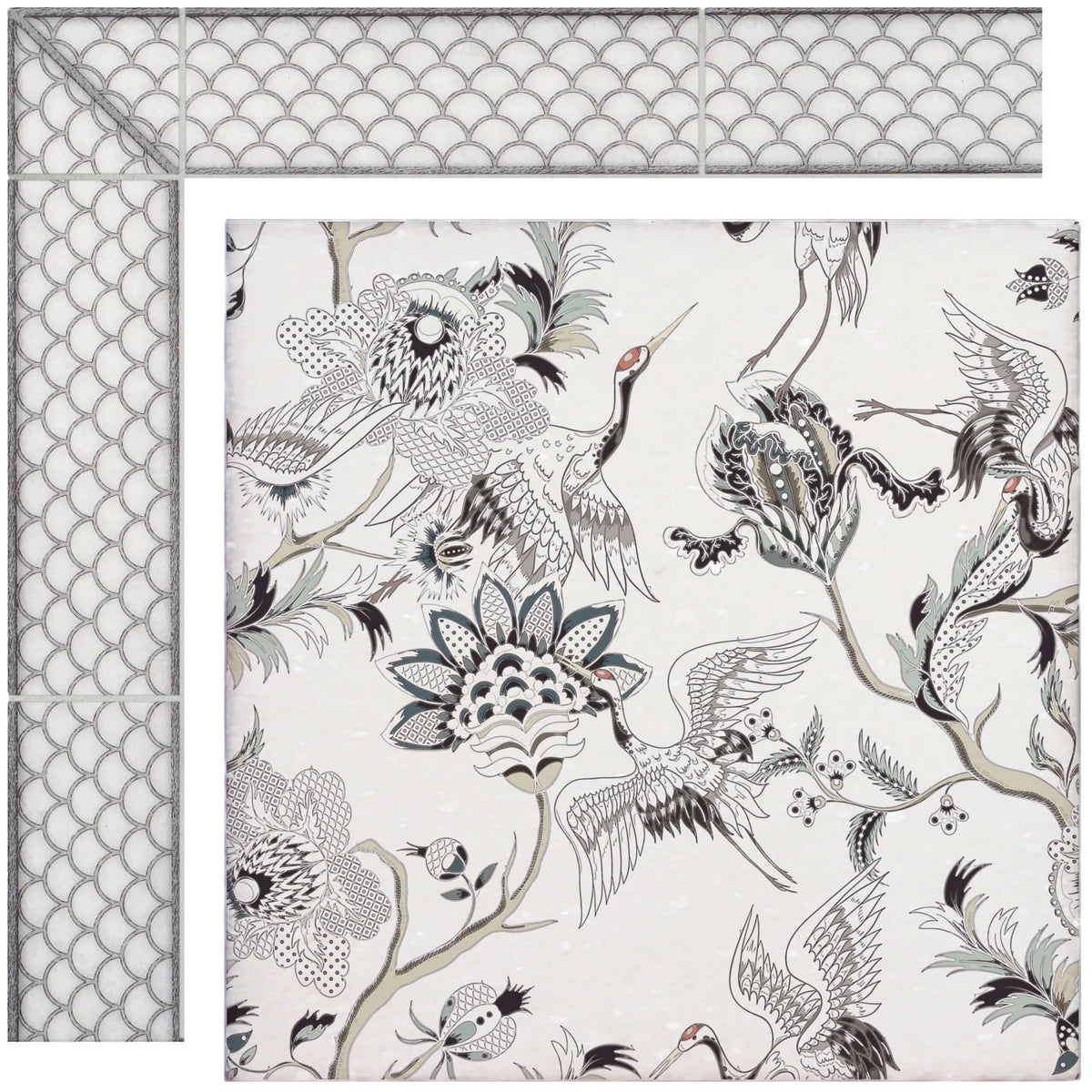 Stone Impressions Gilded Garden tile — available at Surface Group