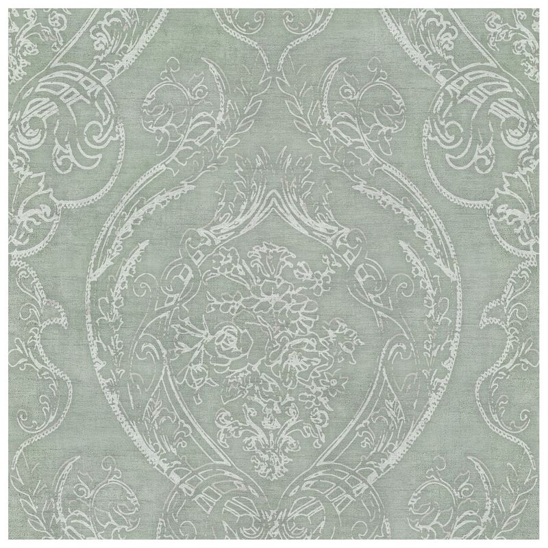 Grace Celadon wallcovering, top-down product view