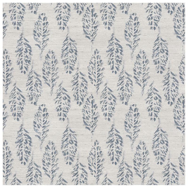 Heather Bluejay wallcovering, top-down product view