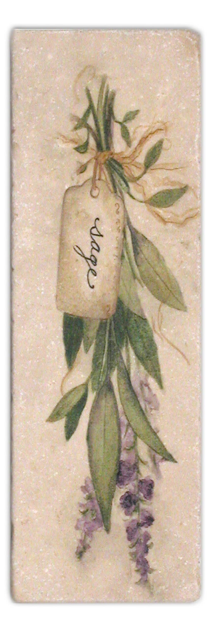 Stone Impressions Herbs tile — available at Surface Group