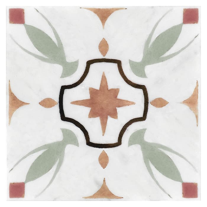 Hermosa Bronze field tile, alternate product view, 6"×6"×3/8" size. Premium dolomite for floors and walls.