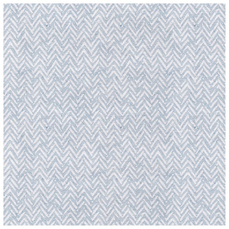 Karo Aegean Blue wallcovering, top-down product view