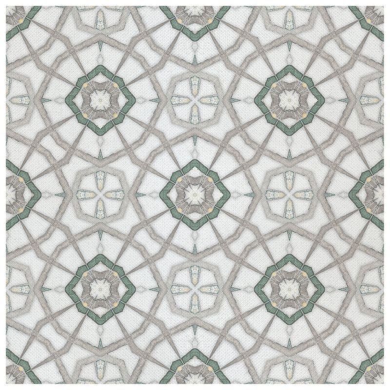 Leon Eucalyptus wallcovering, top-down product view