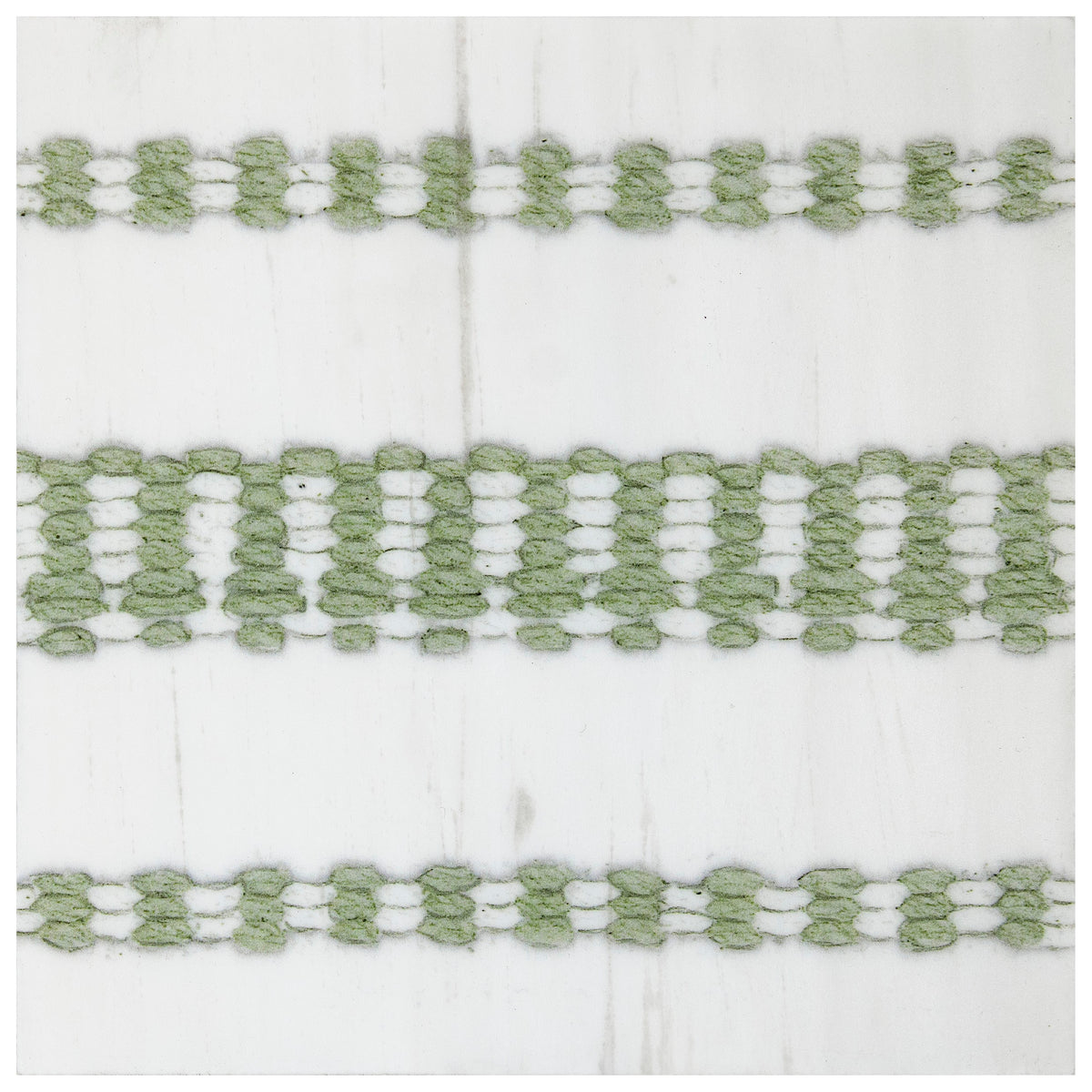 Stone Impressions Loom Stripe Meadow honed dolomite tile — available at Surface Group