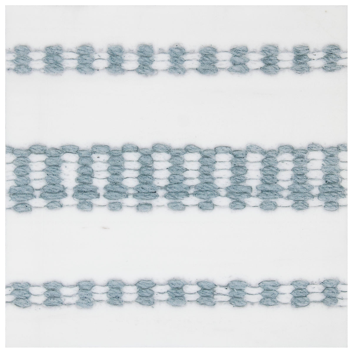 Loom Stripe Linen field tile, alternate product view, 6"×6"×3/8" size. Premium dolomite for floors and walls.