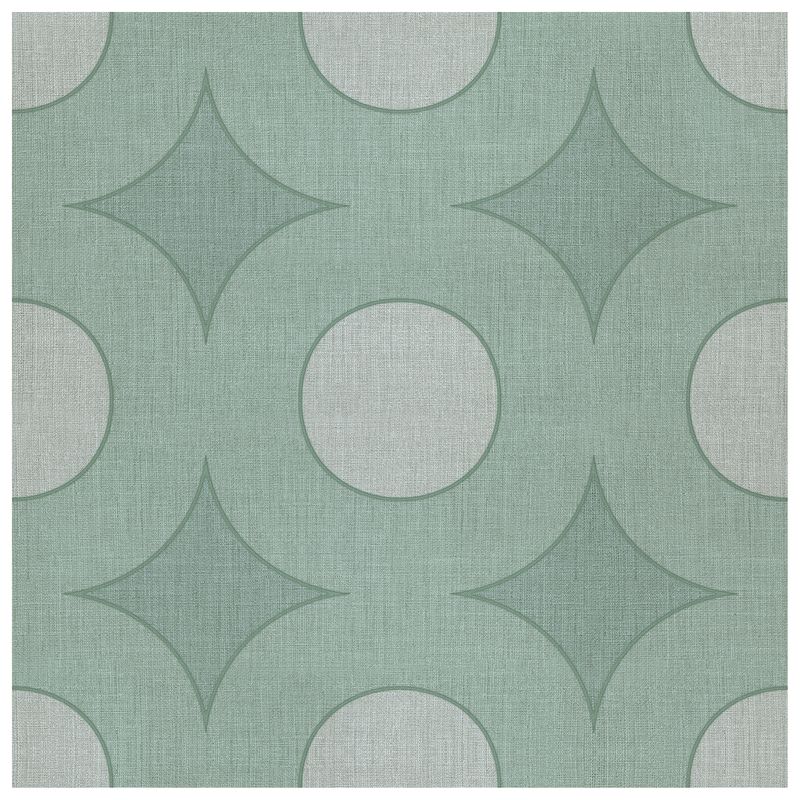 Lucent Sage Haze wallcovering, top-down product view