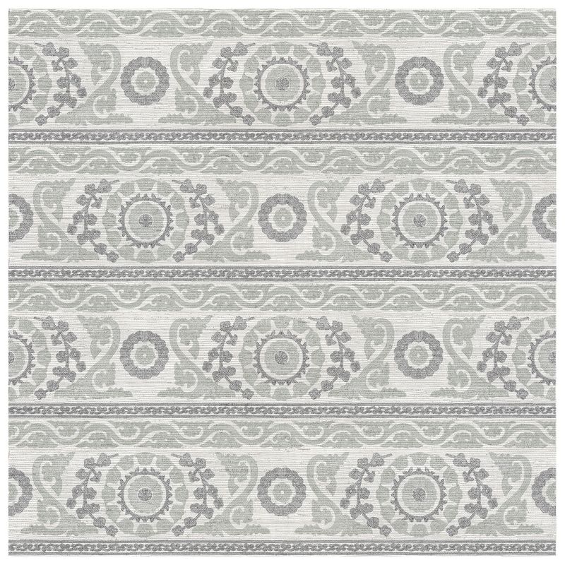 Medora Silverleaf wallcovering, top-down product view