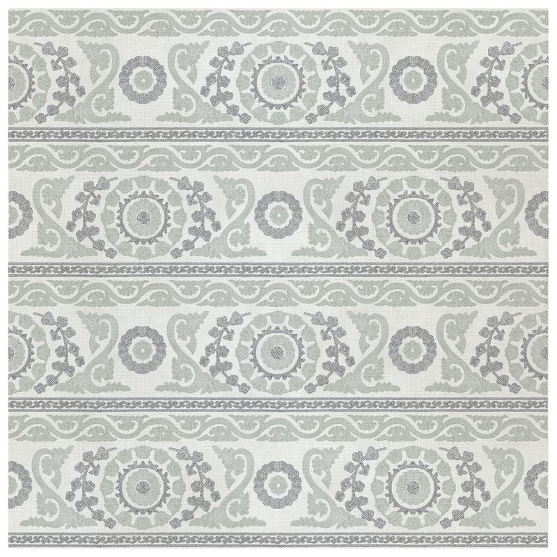 Medora Silverleaf wallcovering, top-down product view
