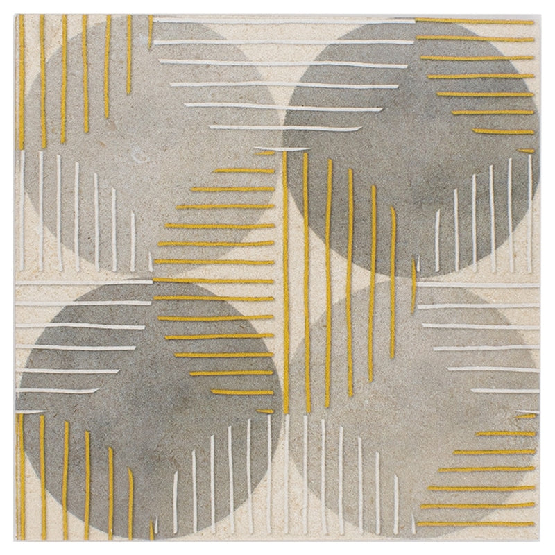 Pendulum Beige Bisque field tile, alternate product view, 12"×12"×3/8" size. Premium travertine for floors and walls.