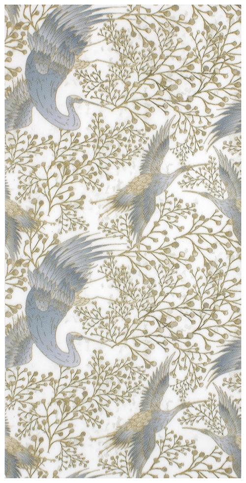 Pluma Gold Blues field tile, top-down product view, 12"×24"×3/8" size. Premium limestone for floors and walls.