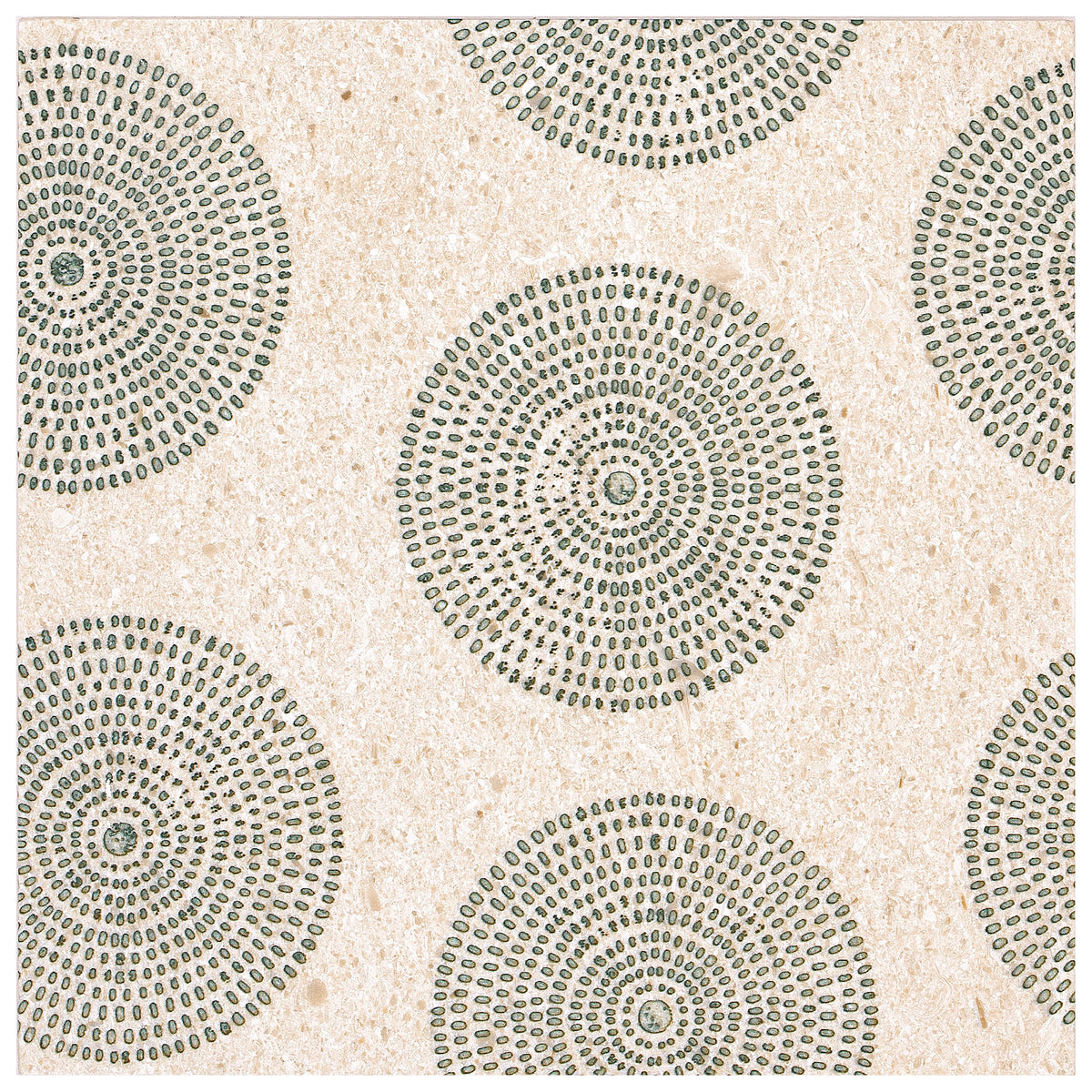 Stone Impressions Poplar Green Tea limestone tile — available at Surface Group