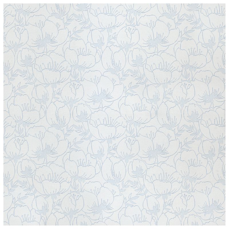 Poppy Skyfall wallcovering, top-down product view