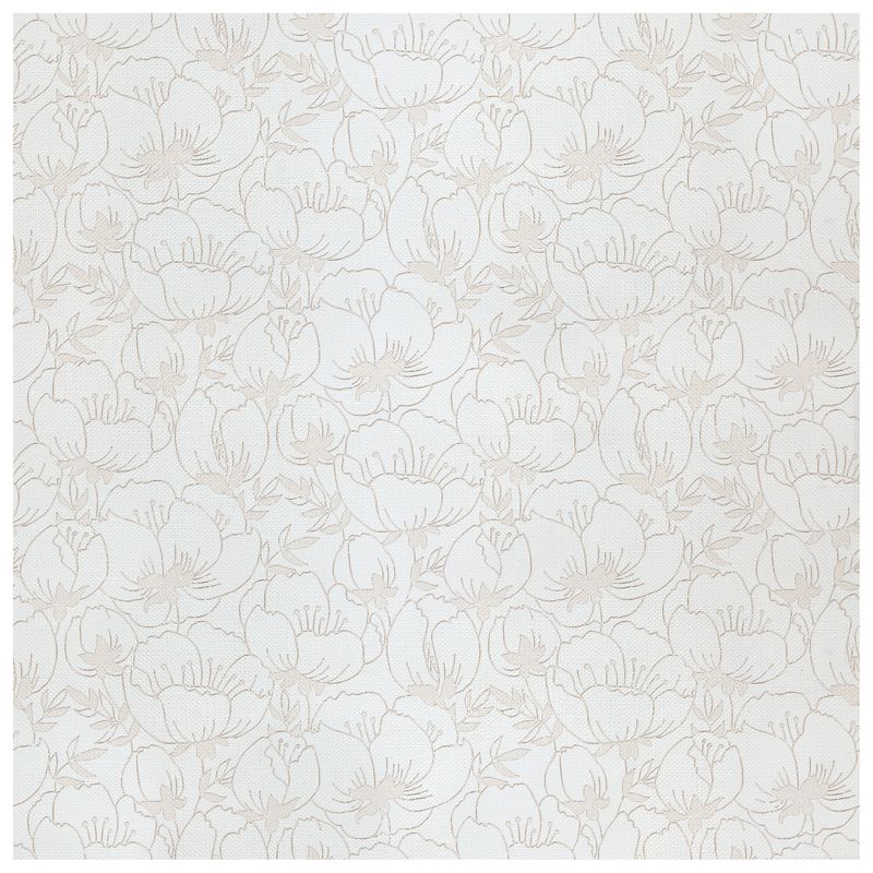 Poppy Truffle wallcovering, top-down product view