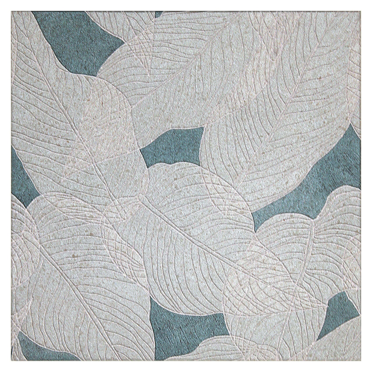 Rainforest Clay field tile, alternate product view, 12"×12"×3/8" size. Premium travertine for floors and walls.