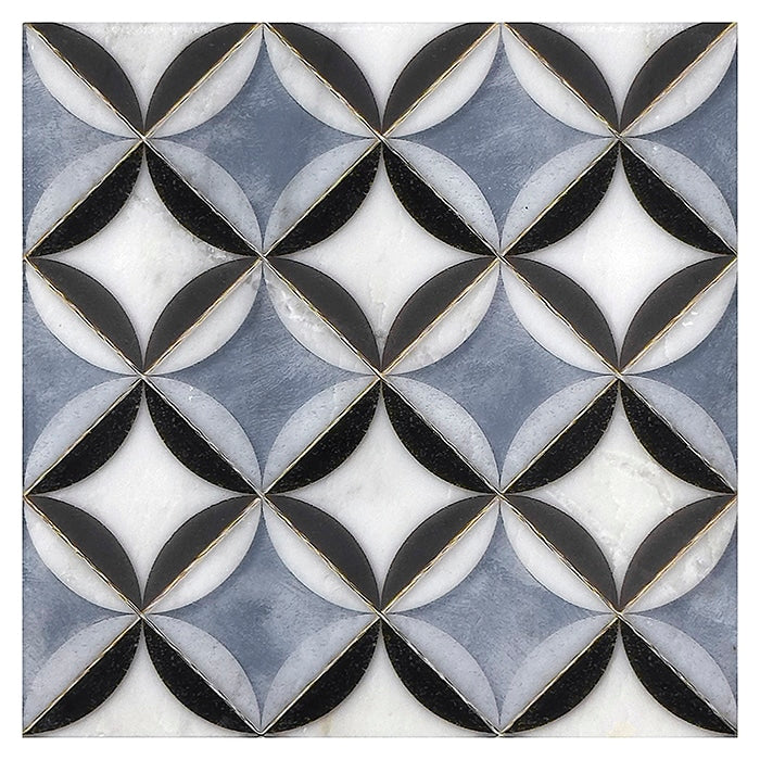 Samarah Spring field tile, alternate product view, 6"×6"×3/8" size. Premium dolomite for floors and walls.