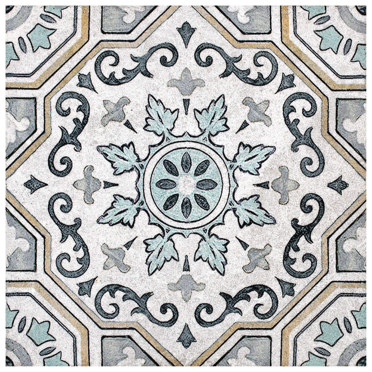 Stone Impressions Sanza Sea Mist limestone tile — available at Surface Group
