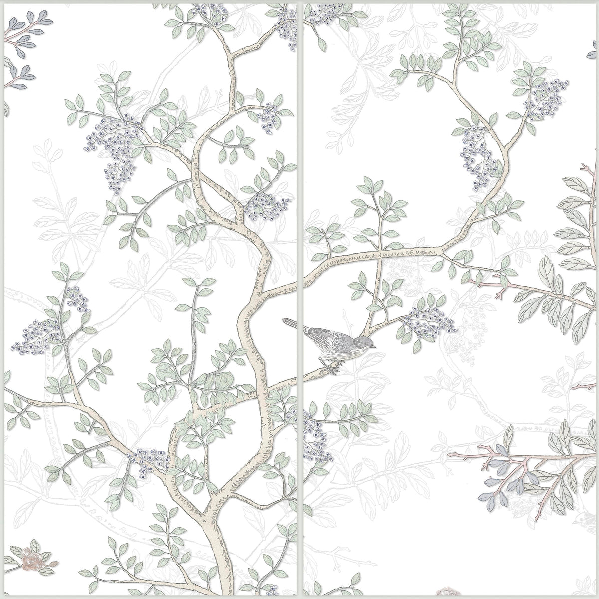 Serene Orchard Bluebell field tile, primary product image, 6"×12"×3/8" size. Premium limestone for floors and walls.