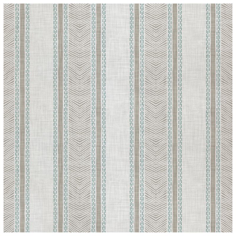 Wanderlust Arrows Fresh Green wallcovering, top-down product view