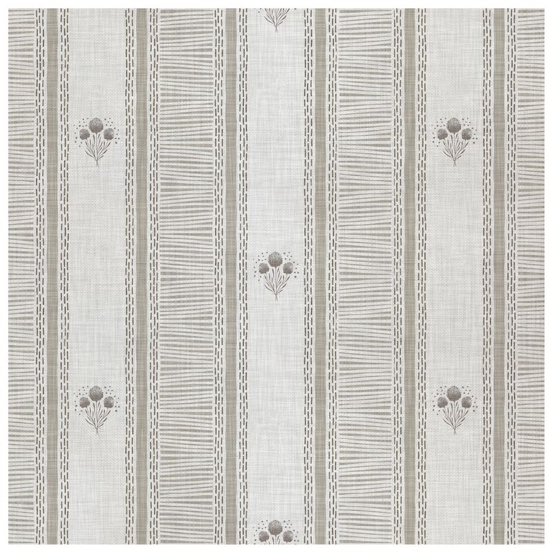 Wanderlust Floral Linen wallcovering, top-down product view