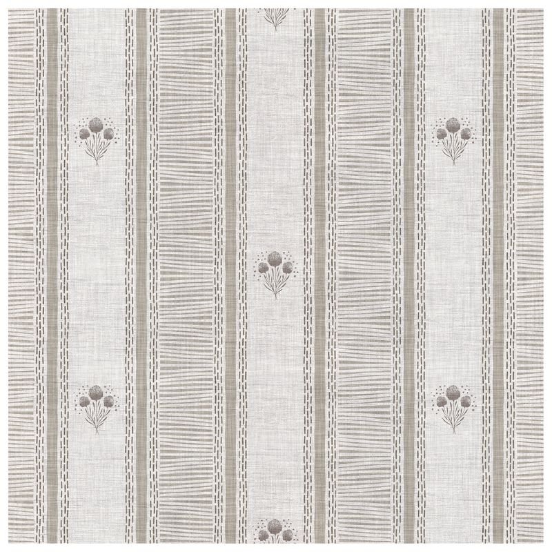 Wanderlust Floral Linen wallcovering, top-down product view